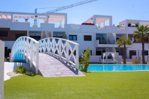 Beautiful Condo in Laguna Beach Resort overlooking Laguna Rosa In Torrevieja With 2 Bedrooms and 2 Bathrooms